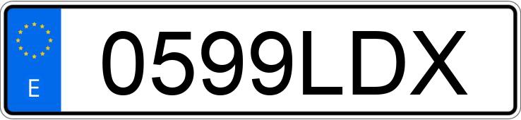 Numer rejestracyjny 0599LDX posiada BMW X6 G06 M50IA