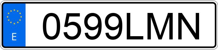 Numer rejestracyjny 0599LMN posiada RENAULT CLIO