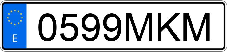 Numer rejestracyjny 0599MKM posiada MERCEDES VIANO Numer rejestracyjny 0599MKM posiada MERCEDES VIANO