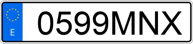 Numer rejestracyjny 0599MNX posiada PEUGEOT 208 Numer rejestracyjny 0599MNX posiada PEUGEOT 208