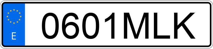 Numer rejestracyjny 0601MLK posiada VOLKSWAGEN GOLF Numer rejestracyjny 0601MLK posiada VOLKSWAGEN GOLF