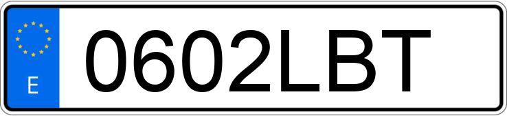 Numer rejestracyjny 0602LBT posiada SEAT IBIZA Numer rejestracyjny 0602LBT posiada SEAT IBIZA
