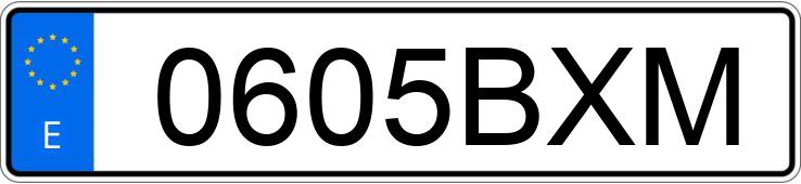 Numer rejestracyjny 0605BXM posiada RENAULT CLIO