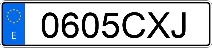 Numer rejestracyjny 0605CXJ posiada BMW SERIE 3