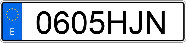 Numer rejestracyjny 0605HJN posiada VOLKSWAGEN POLO