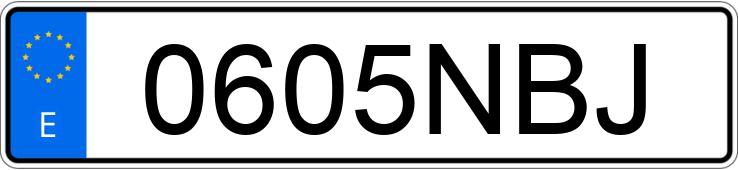 Numer rejestracyjny 0605NBJ posiada PEUGEOT RIFTER Numer rejestracyjny 0605NBJ posiada PEUGEOT RIFTER