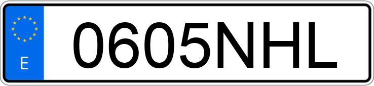 Numer rejestracyjny 0605NHL posiada BMW IX2