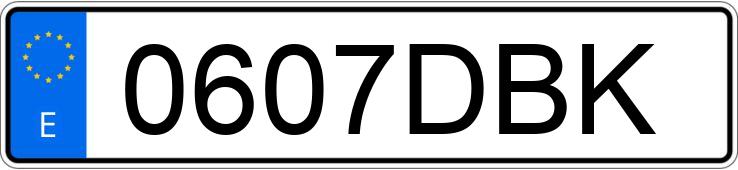 Numer rejestracyjny 0607DBK posiada TOYOTA COROLLA Numer rejestracyjny 0607DBK posiada TOYOTA COROLLA