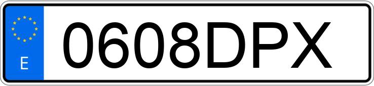 Numer rejestracyjny 0608DPX posiada CITROEN XSARA Numer rejestracyjny 0608DPX posiada CITROEN XSARA