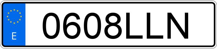 Numer rejestracyjny 0608LLN posiada AUDI Q5