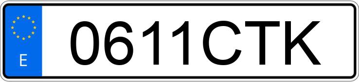 Numer rejestracyjny 0611CTK posiada PEUGEOT BOXER Numer rejestracyjny 0611CTK posiada PEUGEOT BOXER