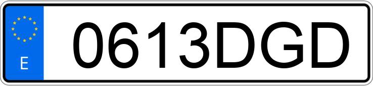 Numer rejestracyjny 0613DGD posiada RENAULT CLIO