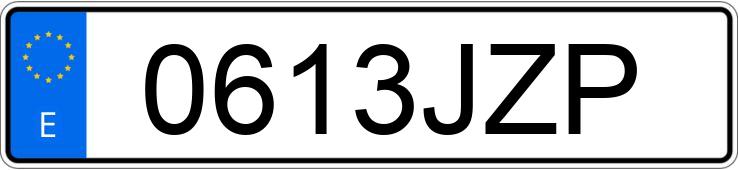 Numer rejestracyjny 0613JZP posiada OPEL ASTRA