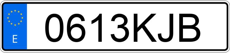 Numer rejestracyjny 0613KJB posiada RENAULT D Numer rejestracyjny 0613KJB posiada RENAULT D