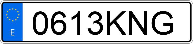 Numer rejestracyjny 0613KNG posiada JEEP WRANGLER