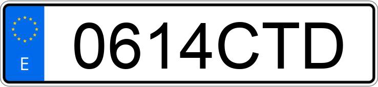 Numer rejestracyjny 0614CTD posiada OPEL CORSA