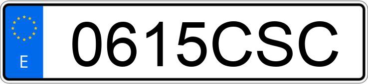 Numer rejestracyjny 0615CSC posiada CITROEN C5 2.0 HDI MAGIC