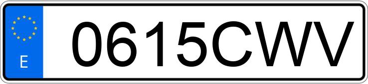 Numer rejestracyjny 0615CWV posiada FIAT DUCATO