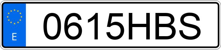 Numer rejestracyjny 0615HBS posiada NISSAN QASHQAI