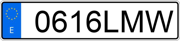 Numer rejestracyjny 0616LMW posiada FORD FIESTA