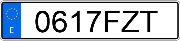 Numer rejestracyjny 0617FZT posiada VOLVO FH