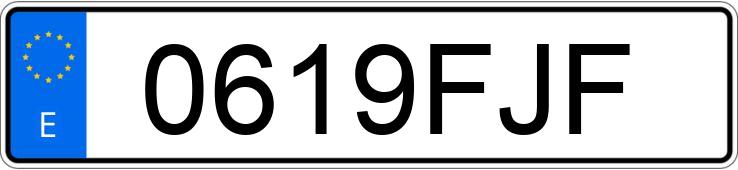 Pirat drogowy w pojeździe o numerach rejestracyjnych 0619FJF