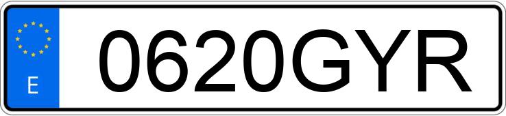 Numer rejestracyjny 0620GYR posiada HONDA PCX