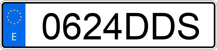 Numer rejestracyjny 0624DDS posiada MERCEDES C (203)