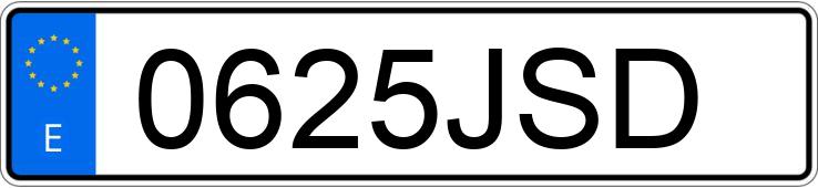 Numer rejestracyjny 0625JSD posiada BMW SERIE 3