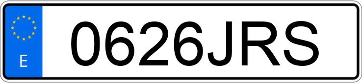 Numer rejestracyjny 0626JRS posiada MITSUBISHI COLT