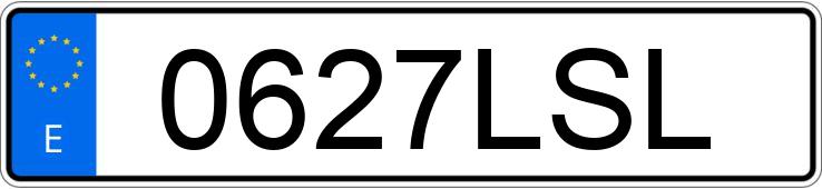 Numer rejestracyjny 0627LSL posiada BMW X5