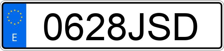 Numer rejestracyjny 0628JSD posiada OPEL ASTRA