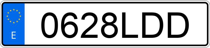 Numer rejestracyjny 0628LDD posiada AUDI A6