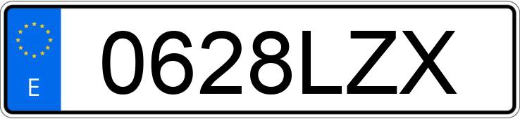 Numer rejestracyjny 0628LZX posiada VOLKSWAGEN CRAFTER