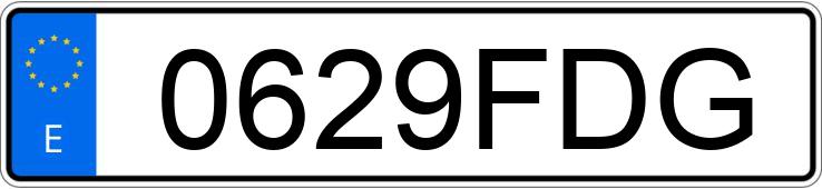 Numer rejestracyjny 0629FDG posiada RENAULT SCENIC