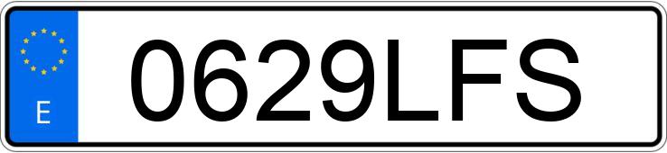 Numer rejestracyjny 0629LFS posiada BMW SERIE 1