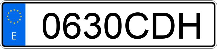 Registreringsnummeret 0630CDH har Alfa romero 147
