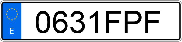 Numer rejestracyjny 0631FPF posiada HYUNDAI GETZ