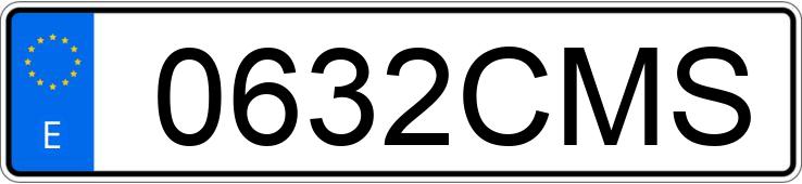 Numer rejestracyjny 0632CMS posiada SEAT TOLEDO