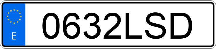 Numer rejestracyjny 0632LSD posiada SEAT LEON Numer rejestracyjny 0632LSD posiada SEAT LEON