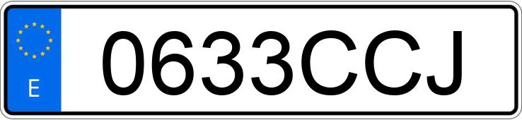 Numer rejestracyjny 0633CCJ posiada SKODA OCTAVIA