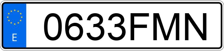 Numer rejestracyjny 0633FMN posiada VOLKSWAGEN GOLF