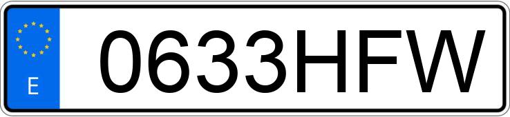 Numer rejestracyjny 0633HFW posiada SEAT ALTEA XL