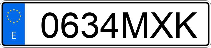 Numer rejestracyjny 0634MXK posiada SEAT IBIZA Numer rejestracyjny 0634MXK posiada SEAT IBIZA