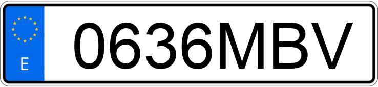 Numer rejestracyjny 0636MBV posiada BMW X1