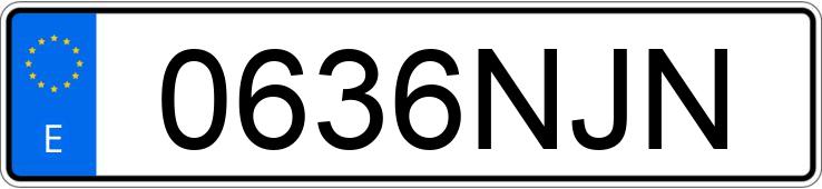 Numer rejestracyjny 0636NJN posiada CITROEN C3