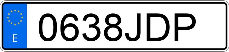 Numer rejestracyjny 0638JDP posiada VOLKSWAGEN GOLF Numer rejestracyjny 0638JDP posiada VOLKSWAGEN GOLF