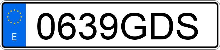 Numer rejestracyjny 0639GDS posiada VOLKSWAGEN TOURAN Numer rejestracyjny 0639GDS posiada VOLKSWAGEN TOURAN