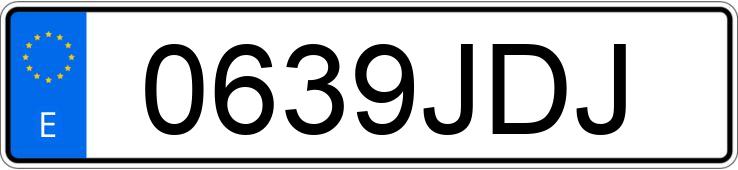 Numer rejestracyjny 0639JDJ posiada KYMCO SUPER DINK