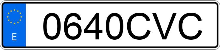 Numer rejestracyjny 0640CVC posiada VOLKSWAGEN TOUAREG